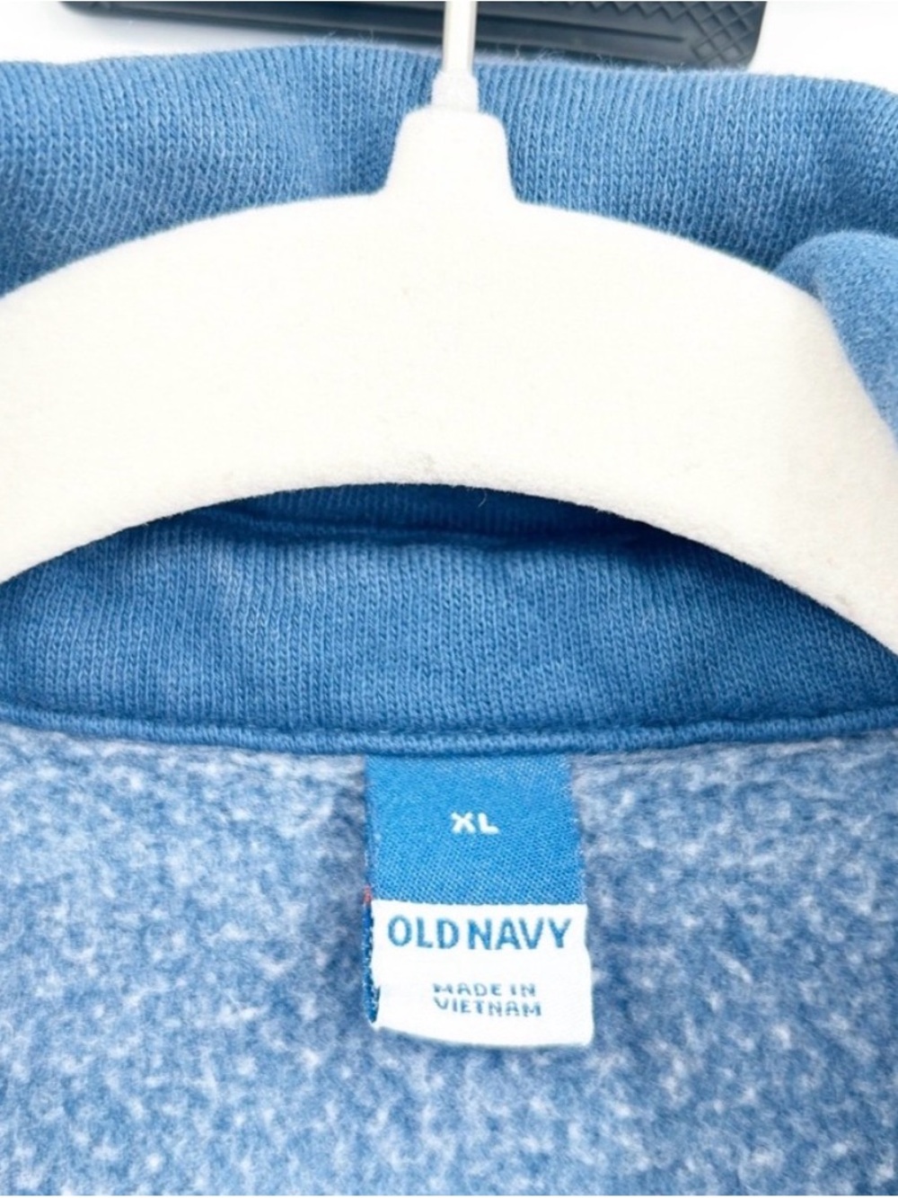 Old Navy Faded Light Blue Button-Up Jacket shirt - Picture 3 of 10